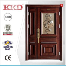 Puerta de acero nuevo 2015 KKD-910B para madre e hijo puerta hoja diseño de marca de fábrica superior China KKD
